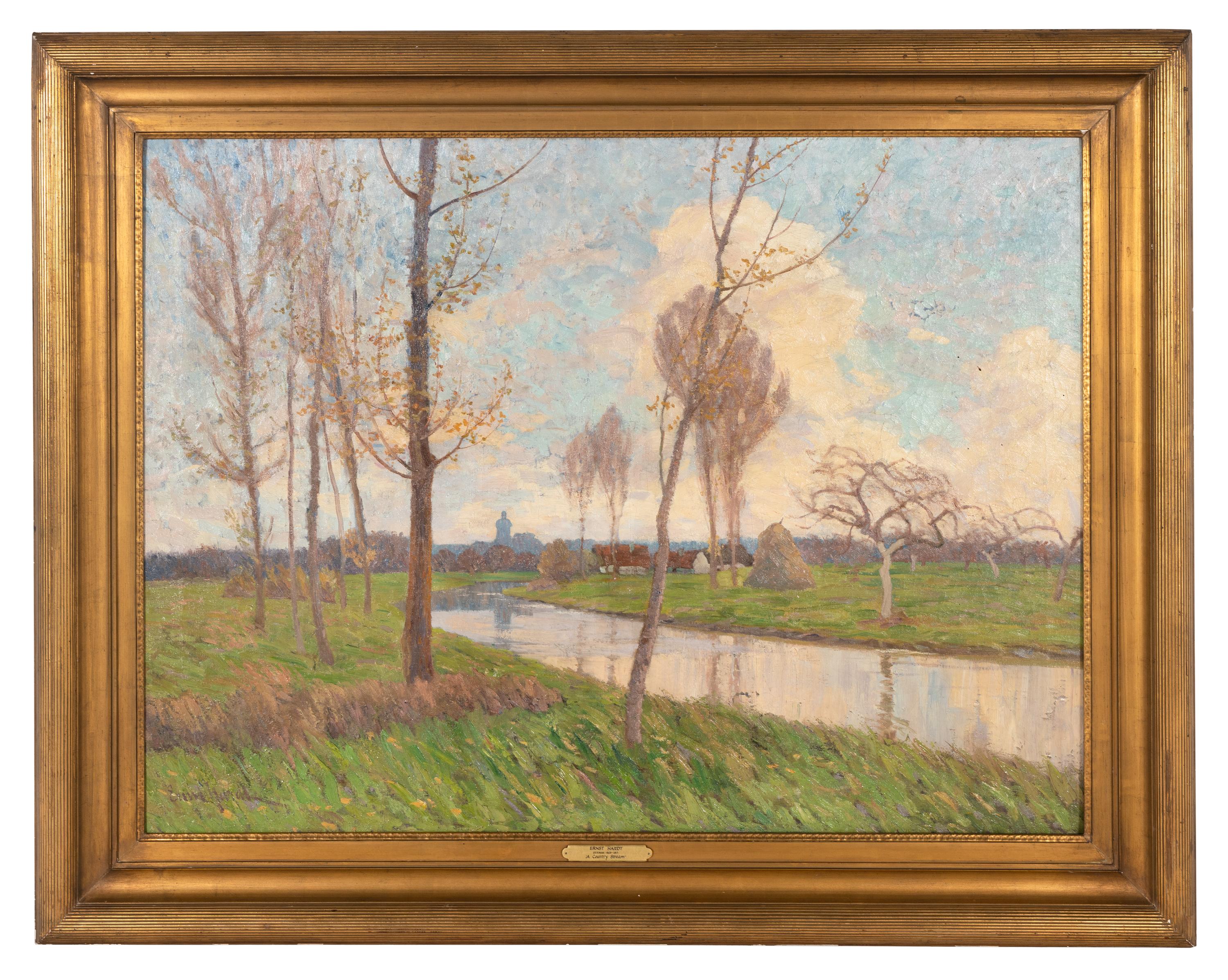 Ernst Hardt (German, 1876-1947) — A Country Stream