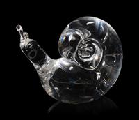 A Group of Five Glass Animal Figurines