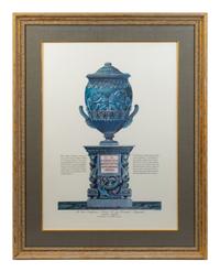 An Italian Engraving of a Marble Vase from the Pallazzo Barberini by Giovanni Batista Piranesi — 19TH CENTURY