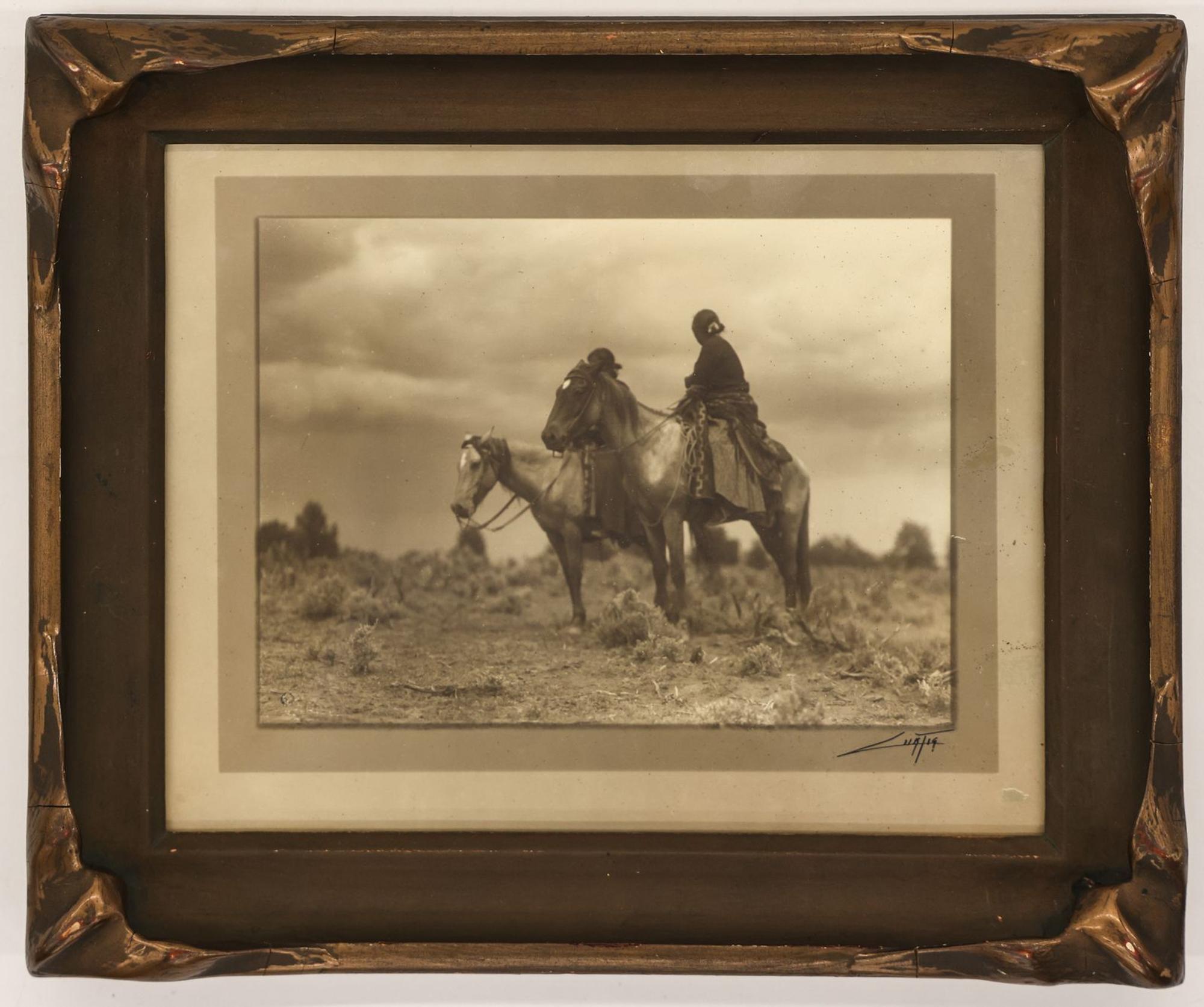 Curtis, Edward S. (1868-1952). Women of the Desert, Navajo . 1906.