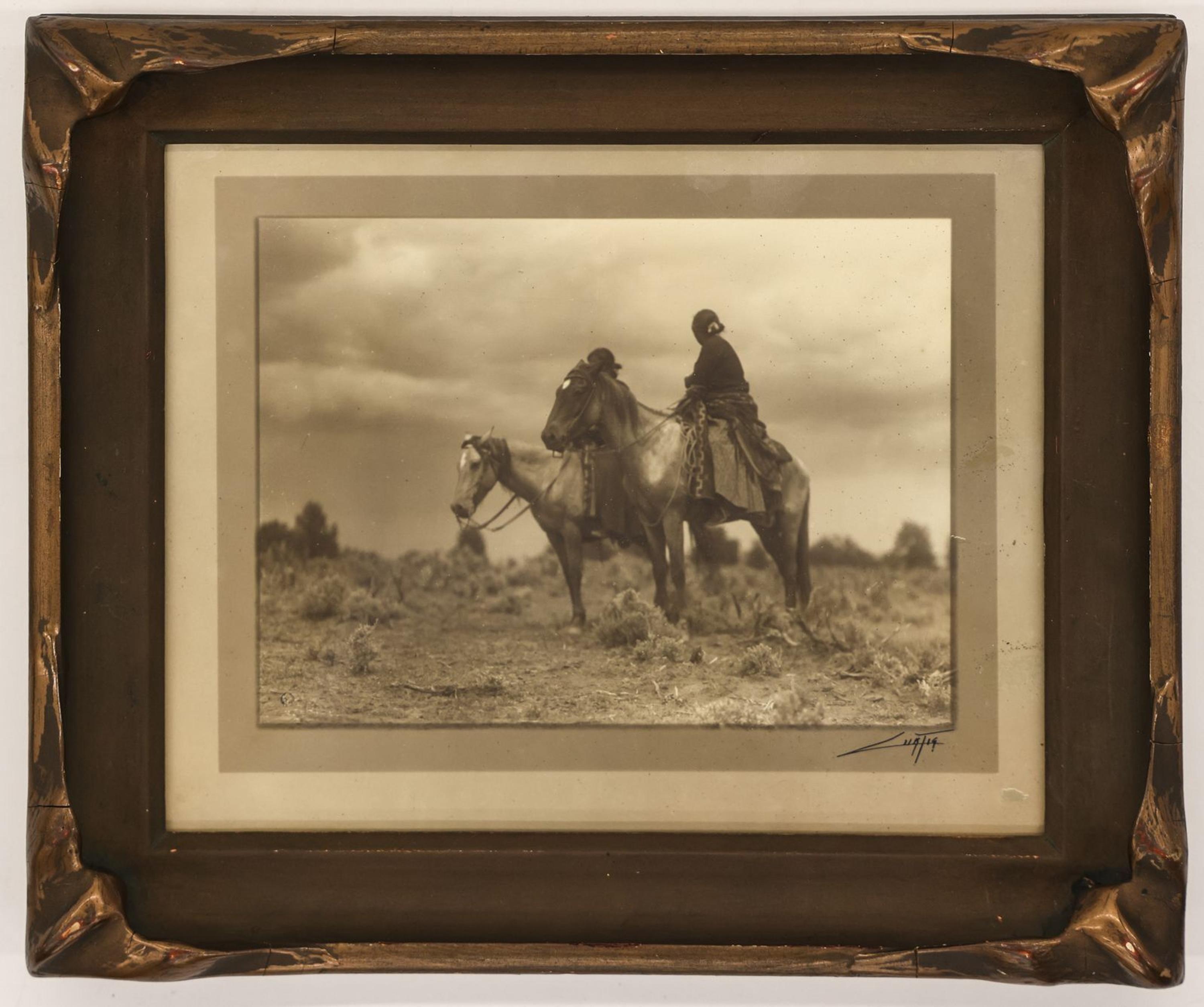 Curtis, Edward S. (1868-1952). Women of the Desert, Navajo . 1906.