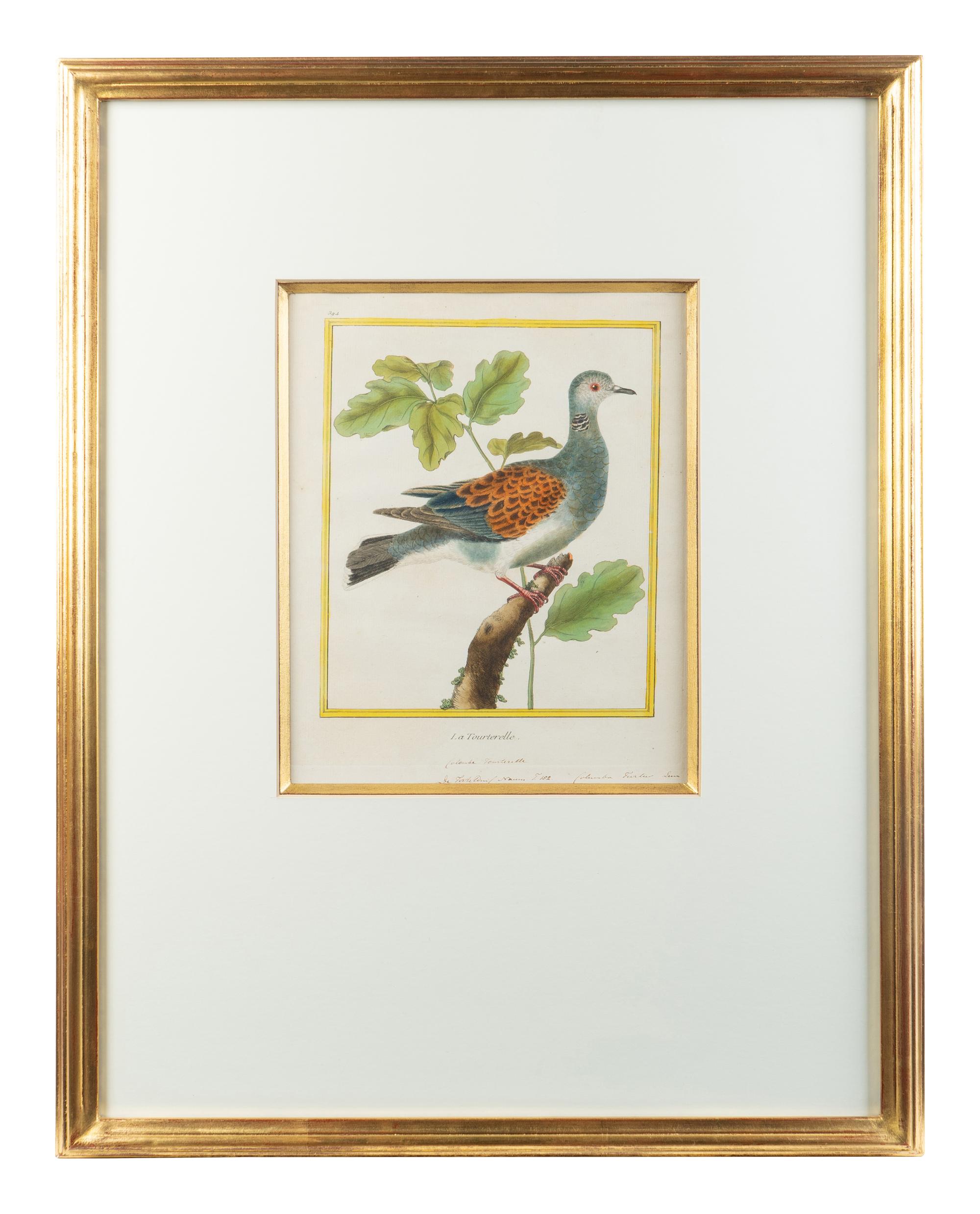 A Set of Four Hand-Colored Engravings After Francois Martinet — 18TH CENTURY