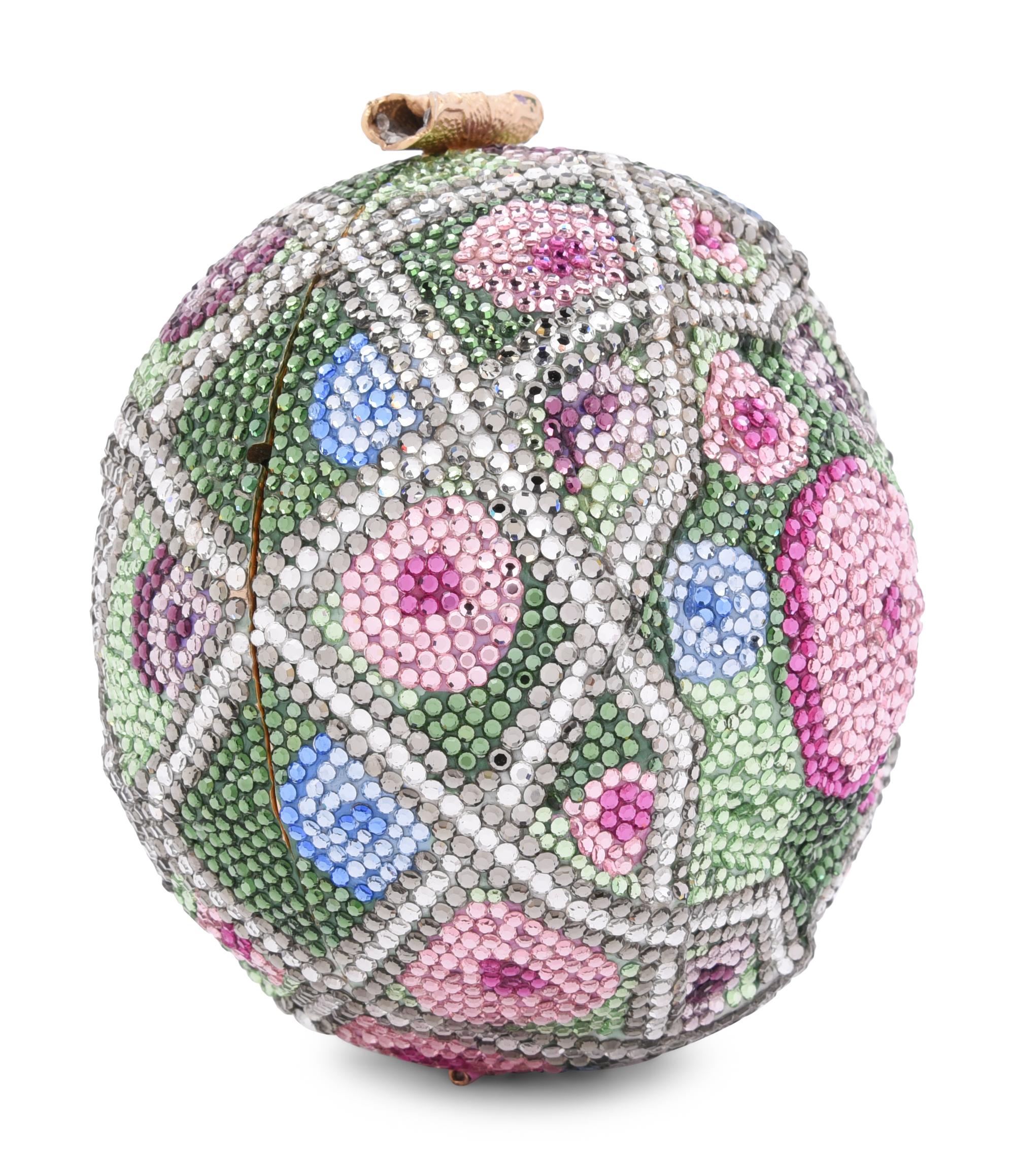 Judith Leiber Floral Motif Minaudière