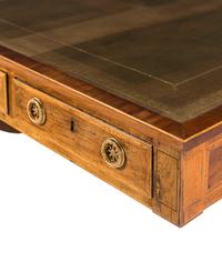 A Regency Mahogany Library Table
