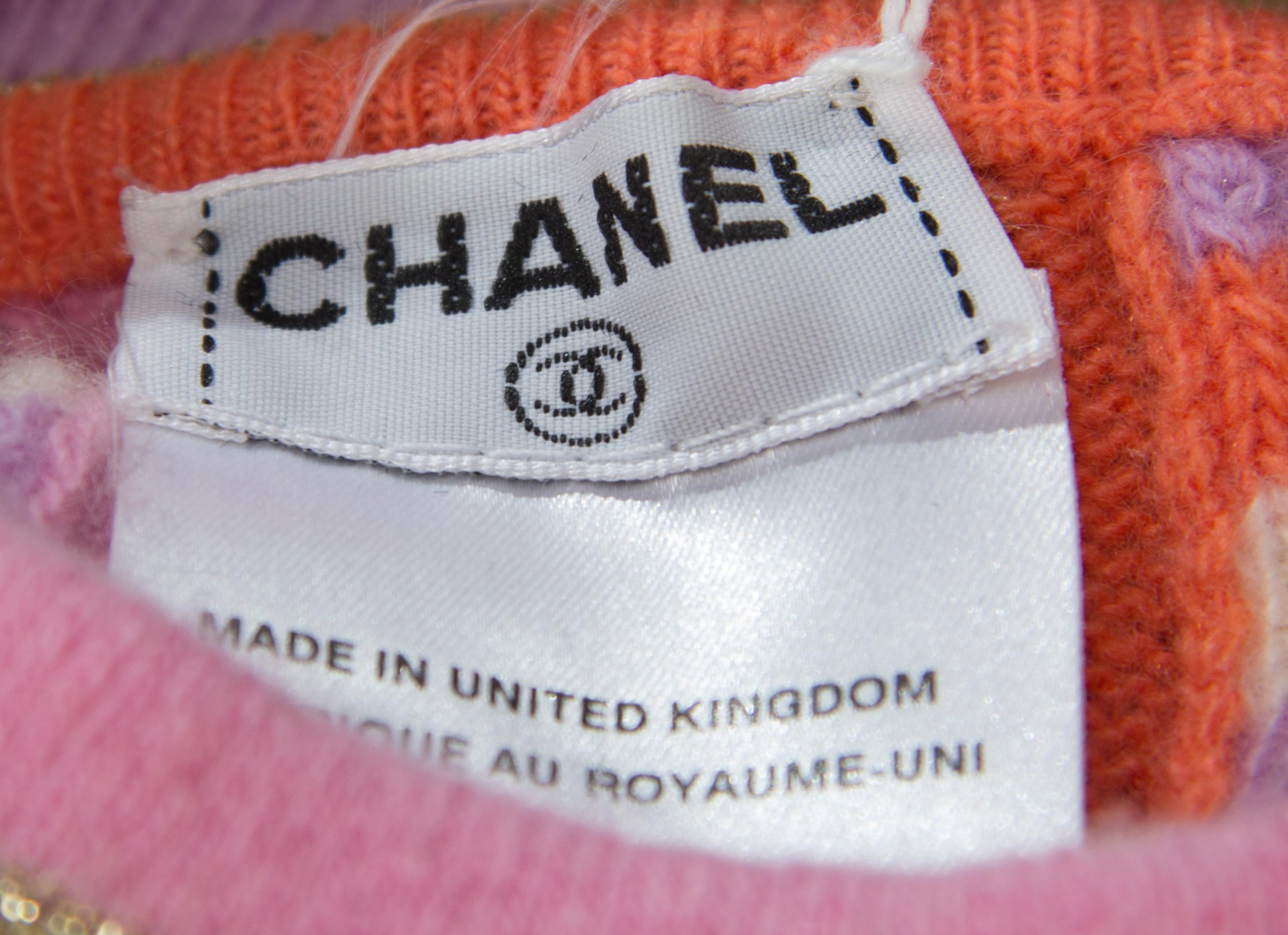 A Pair of Chanel Cashmere Tops, Size 40.
