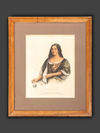 Four Hand-Colored Lithographs by McKenney and Hall