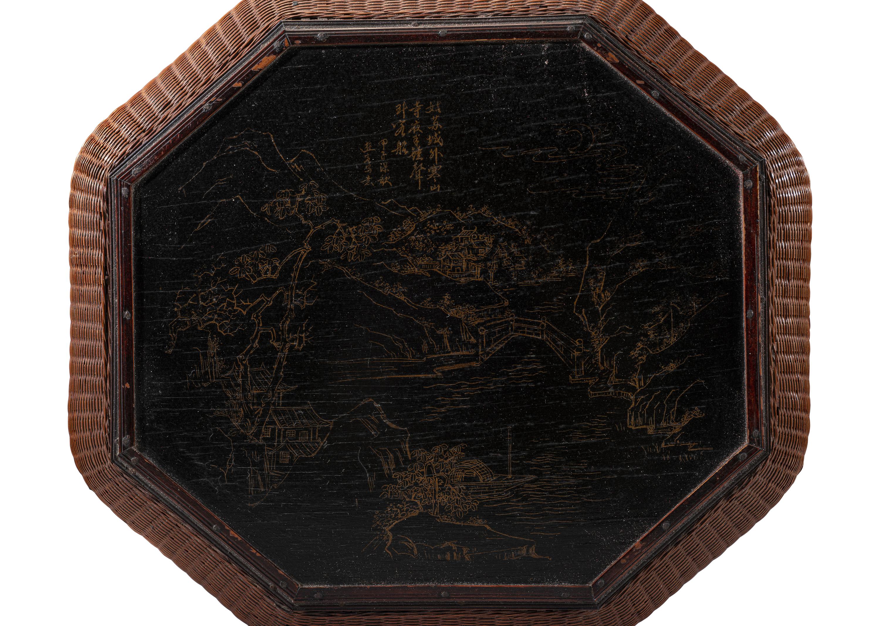 Three Chinese Bamboo Woven Articles