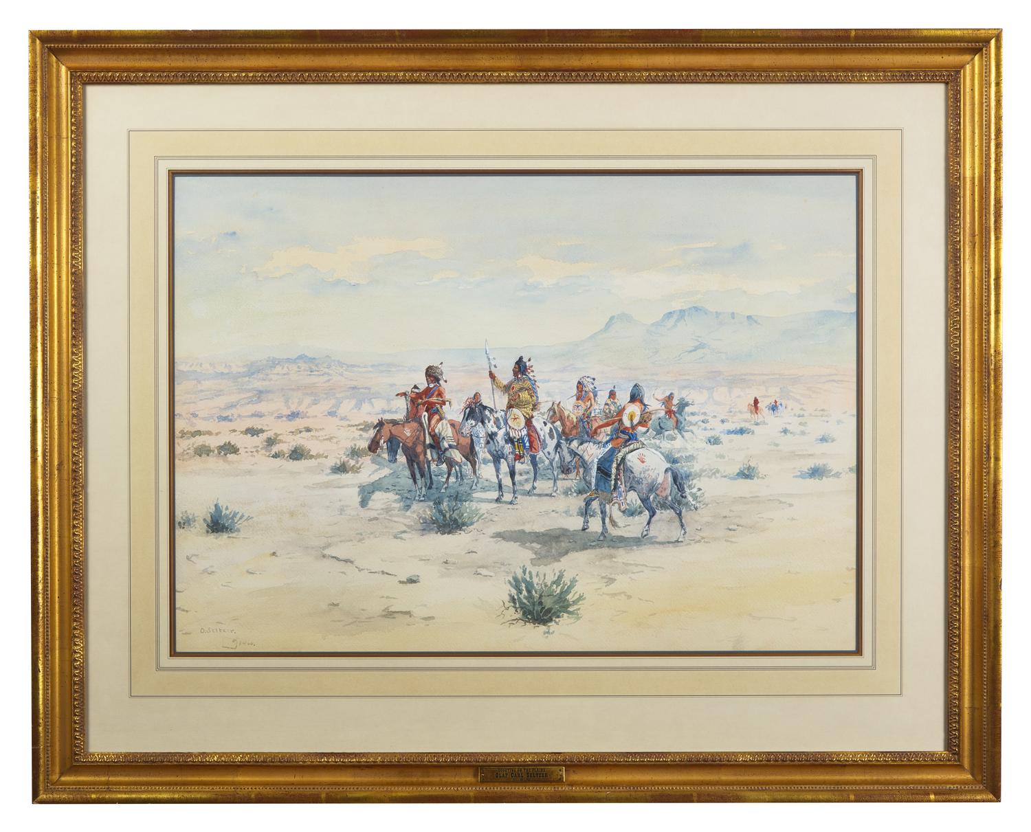Scouting on the Plains , 1900