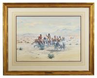 Scouting on the Plains , 1900