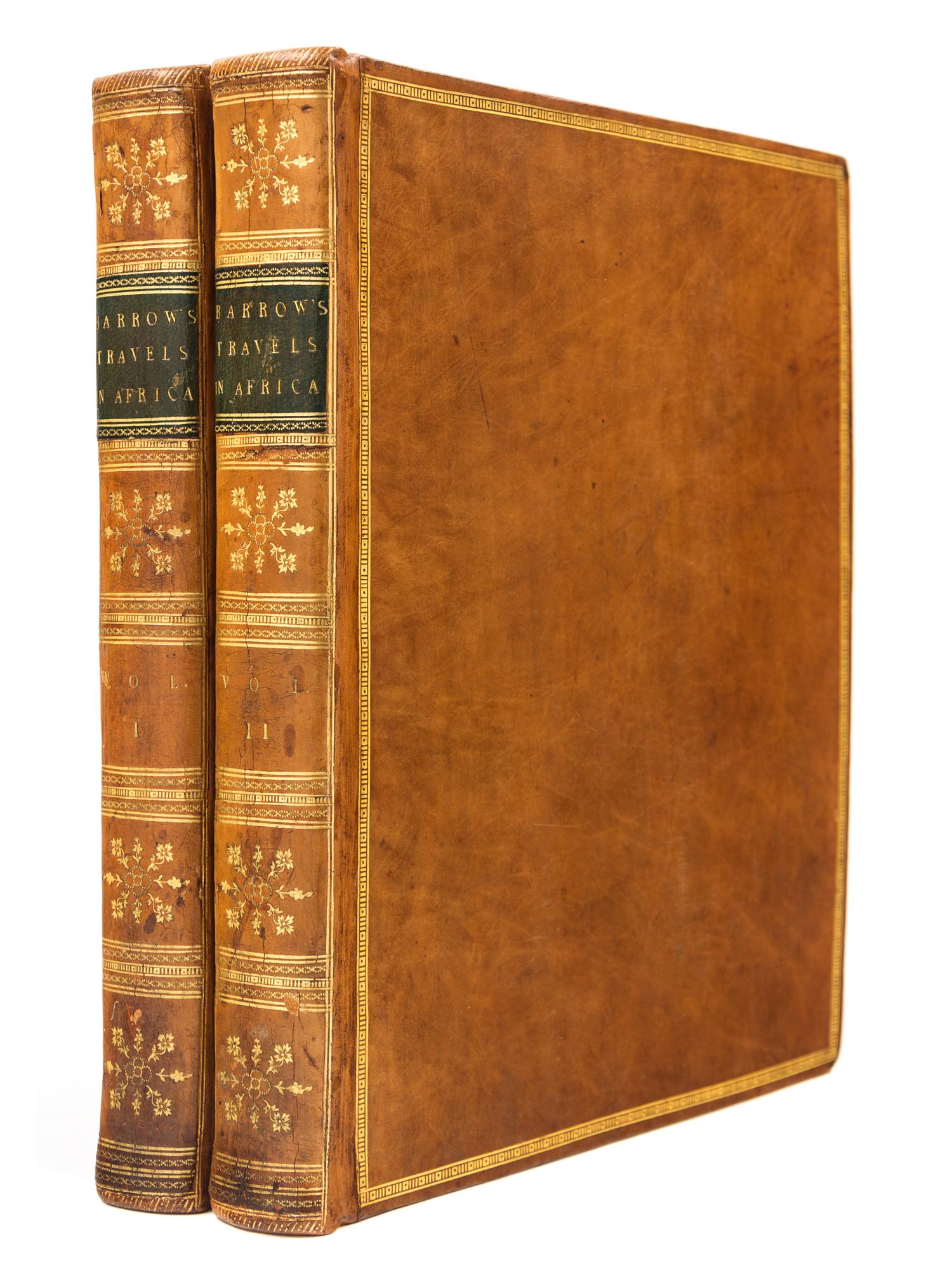 BARROW, John (1764-1848). An Account of Travels into the Interior of South Africa, in the years 1797 and 1798. London: A. Strahan for T