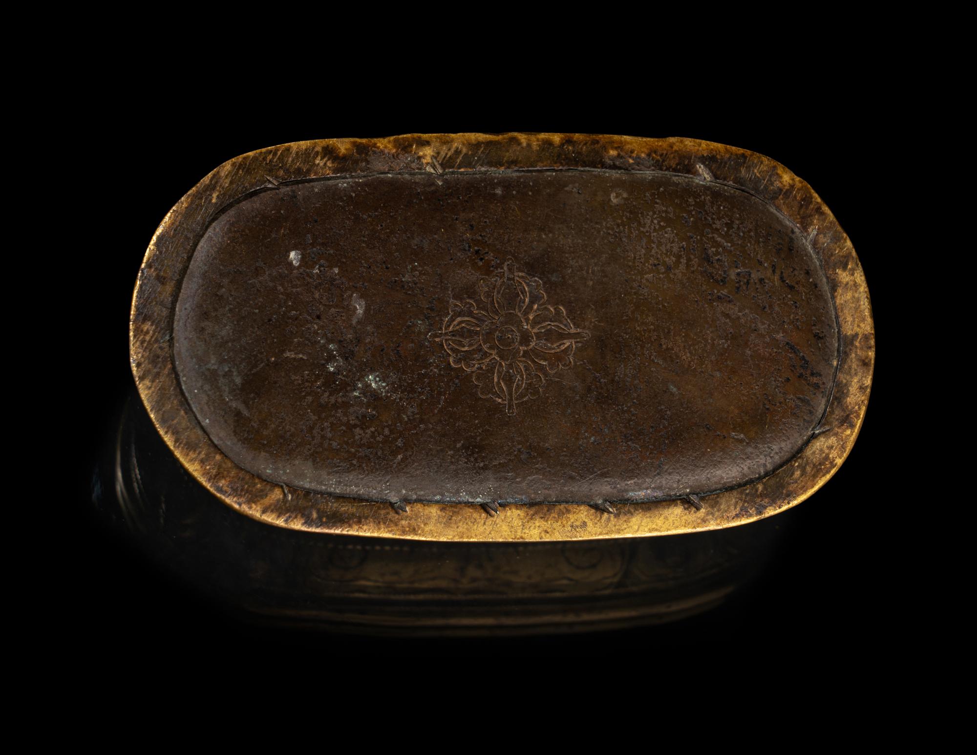 A Sino-Tibetan Gilt Bronze Mahakala 銅鎏金大黑天