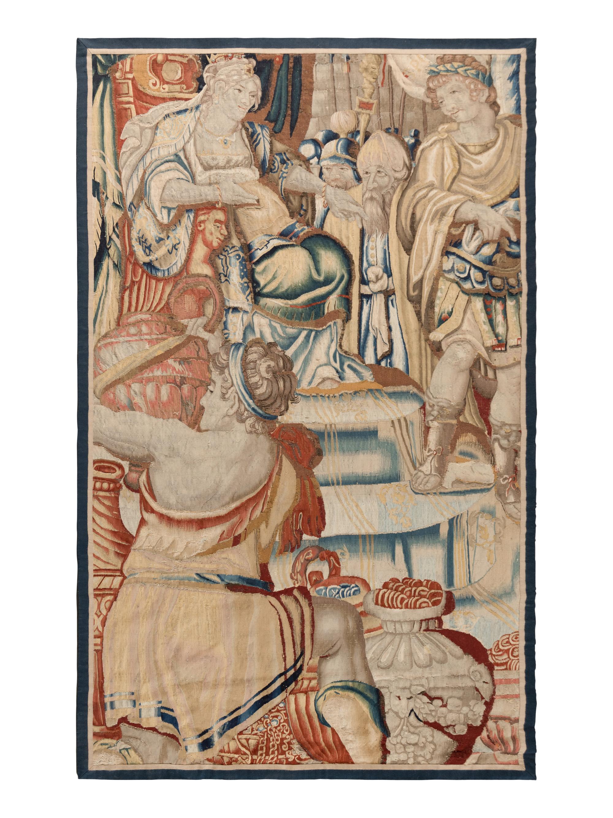 A Continental Historical Tapestry Fragment