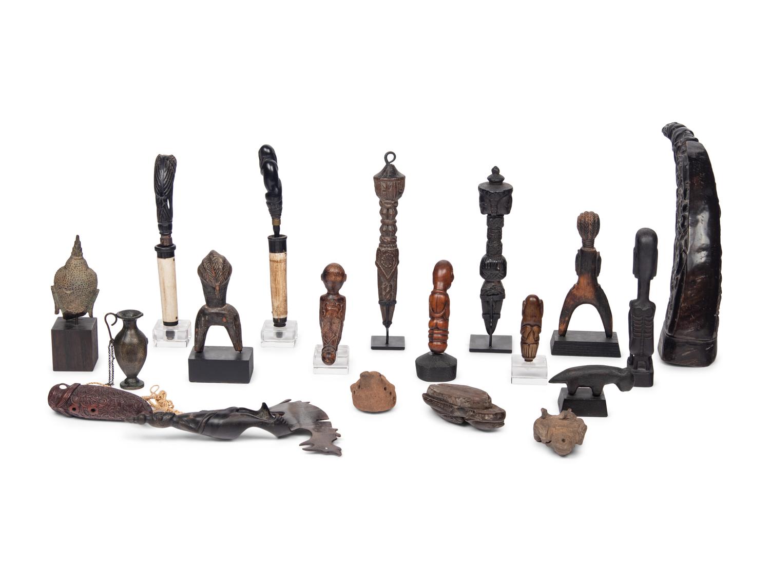 A Collection of Ethnographic Figures and Items