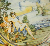 Five Italian Majolica Items — 20TH CENTURY