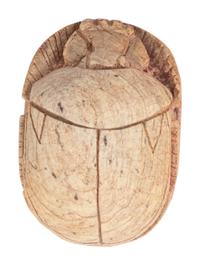 An Egyptian Style Carved Steatite Scarab Seal