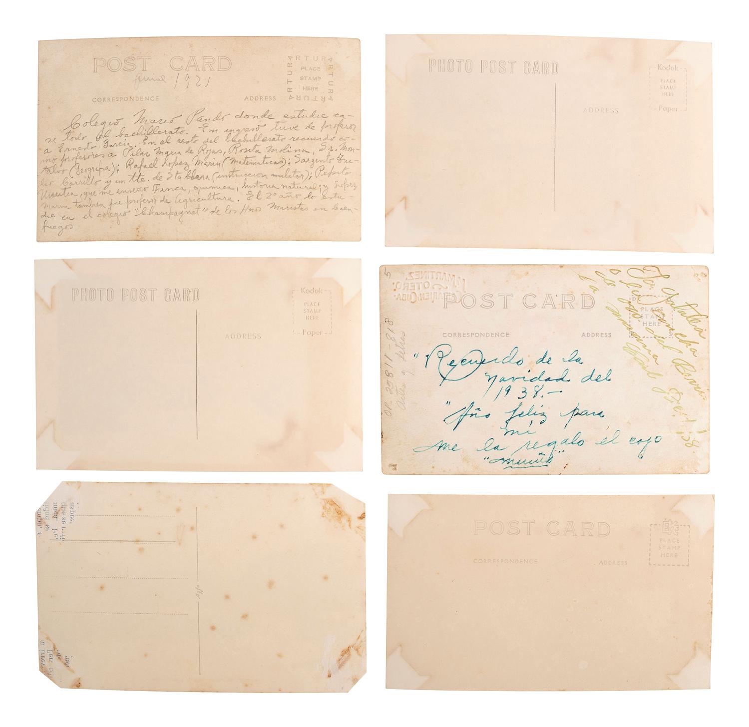 [EARLY PHOTOGRAPHY] -- [CUBA]. A group of 24 real photo postcards of Cuban scenes and personalities, including: