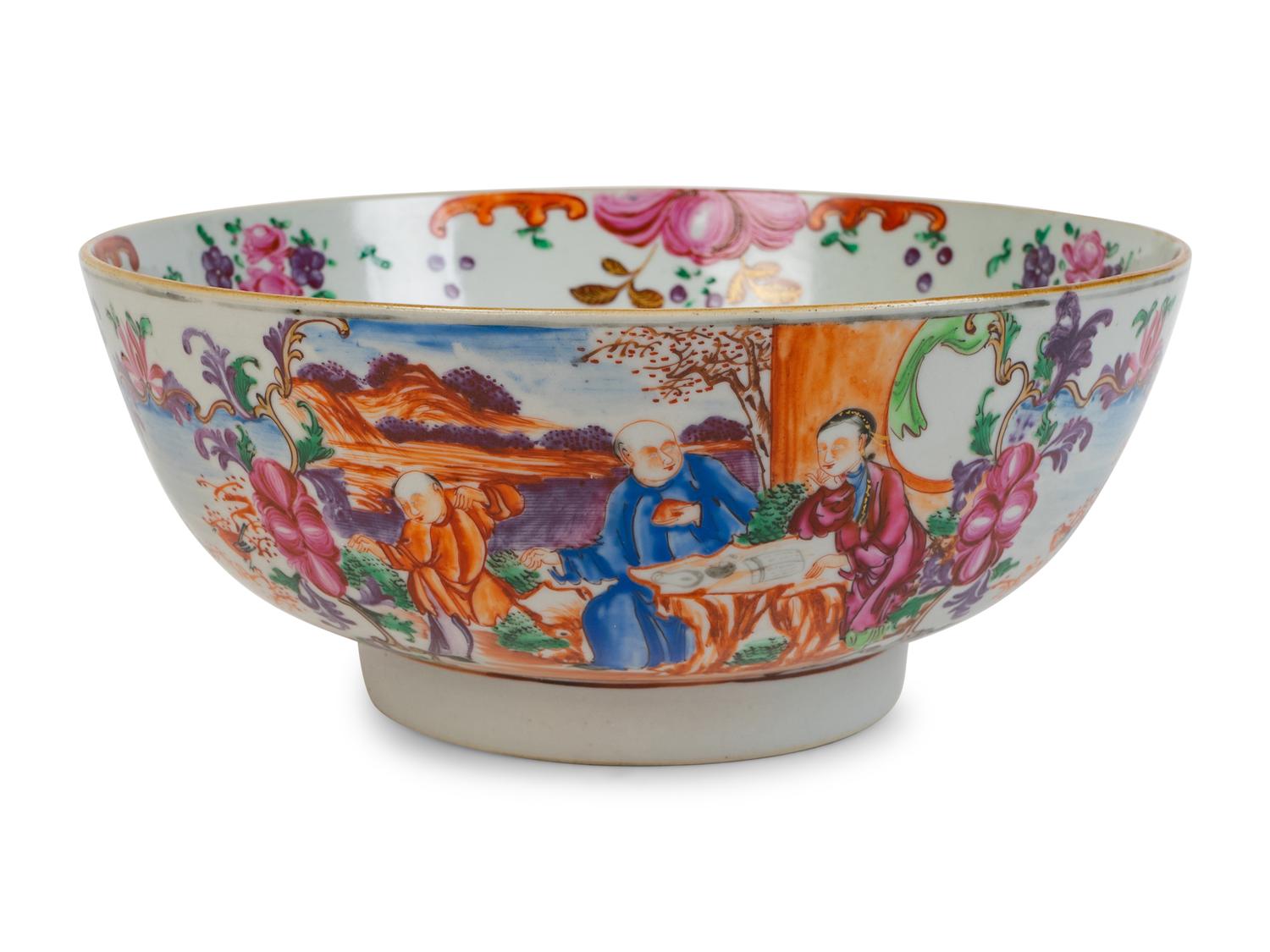 A Chinese Export Rose Canton Porcelain Bowl — 18TH/19TH CENTURY