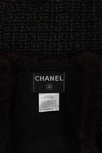 Chanel Tweed Jacket with Mink Fur Trim, Fall 2003