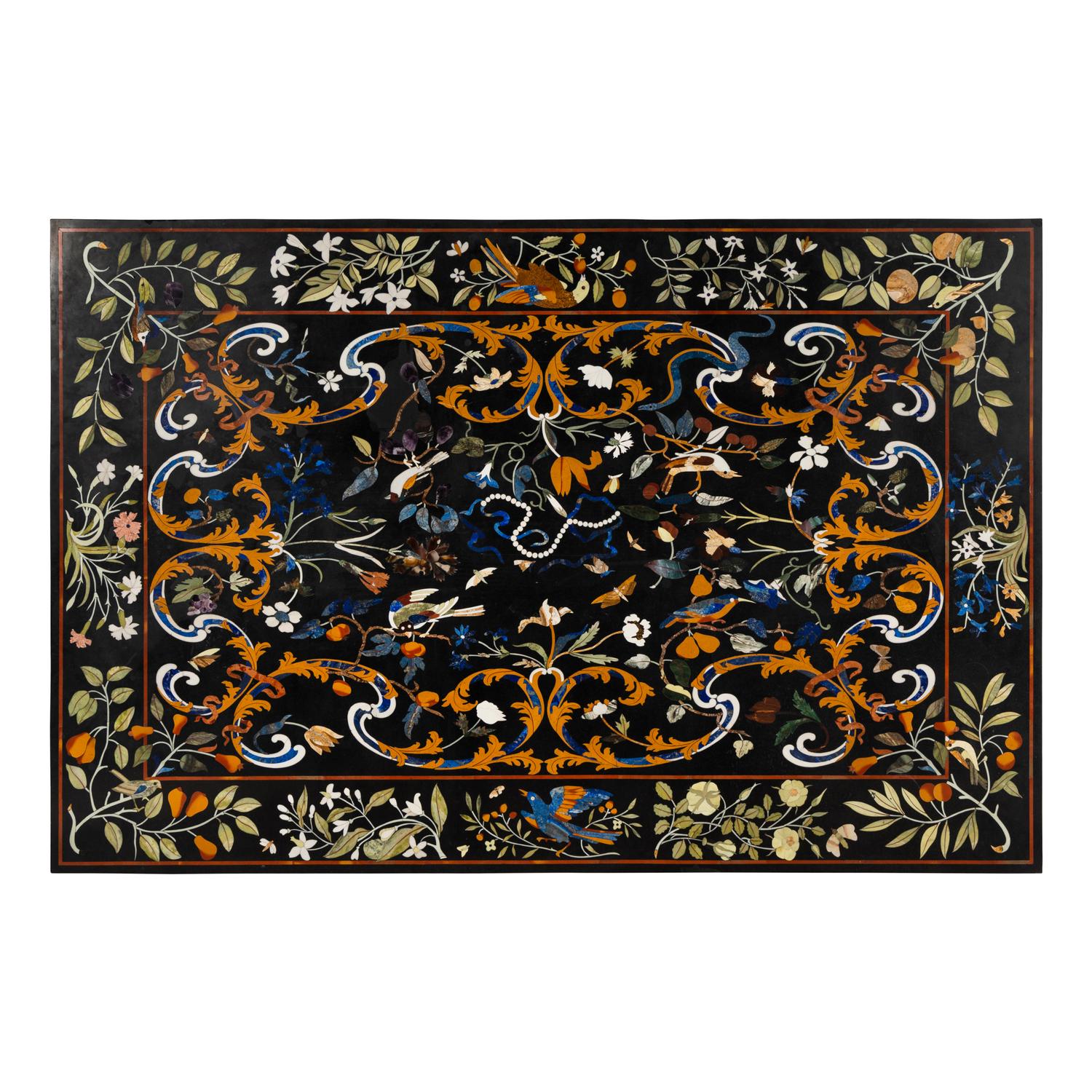 An Italian Pietra Dura Table Top
