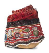 Maliseet Beaded Drawstring Bag