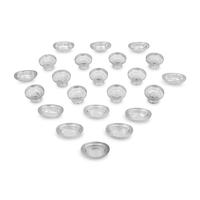 A Collection of Silver Nut Dishes, Coasters and Small Serving Articles