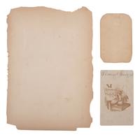 [CIVIL WAR] 3 photographs of D.G. Farragut with Harper's Weekly issues related to the famed admiral.