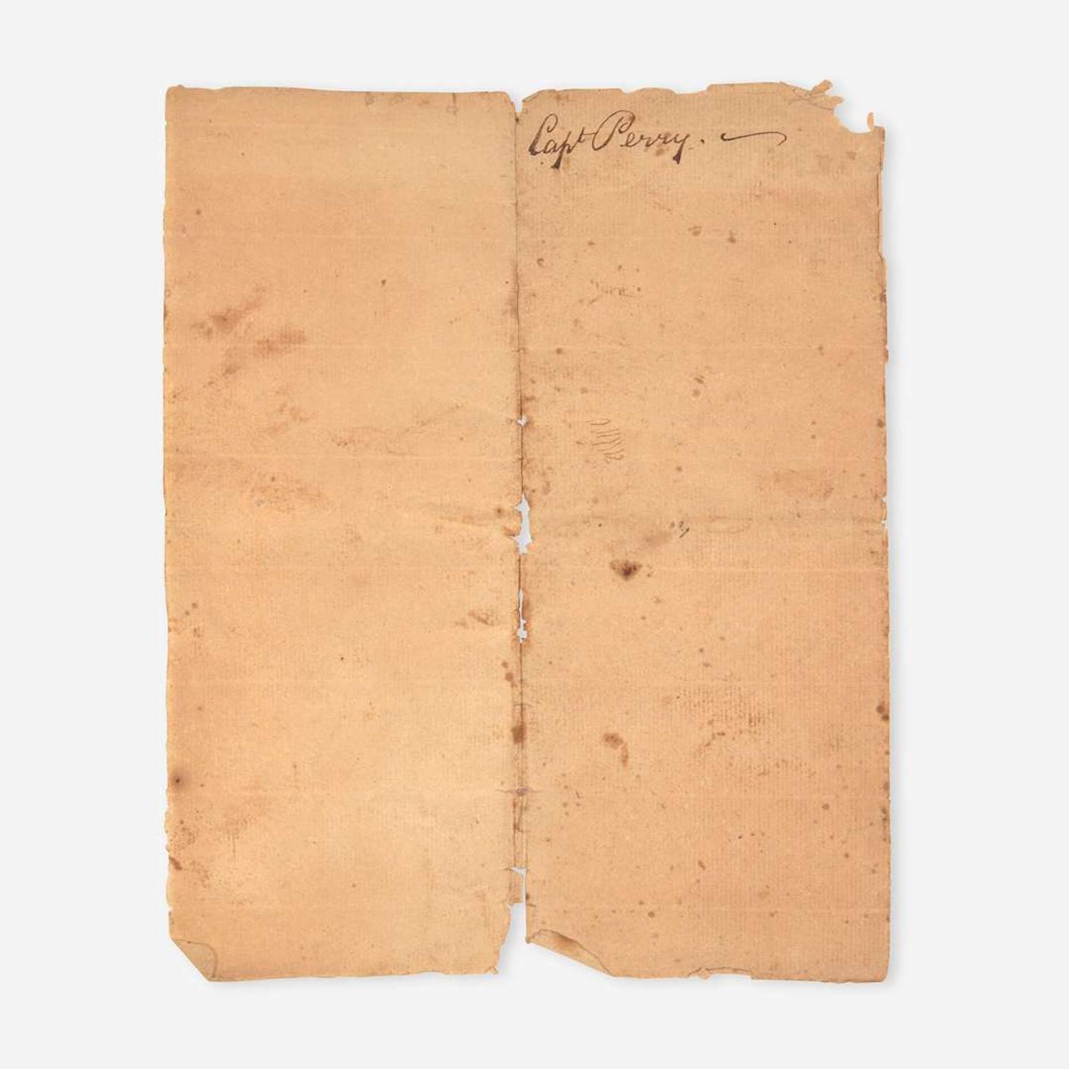 [Americana] Jay, John Signed Military Commission