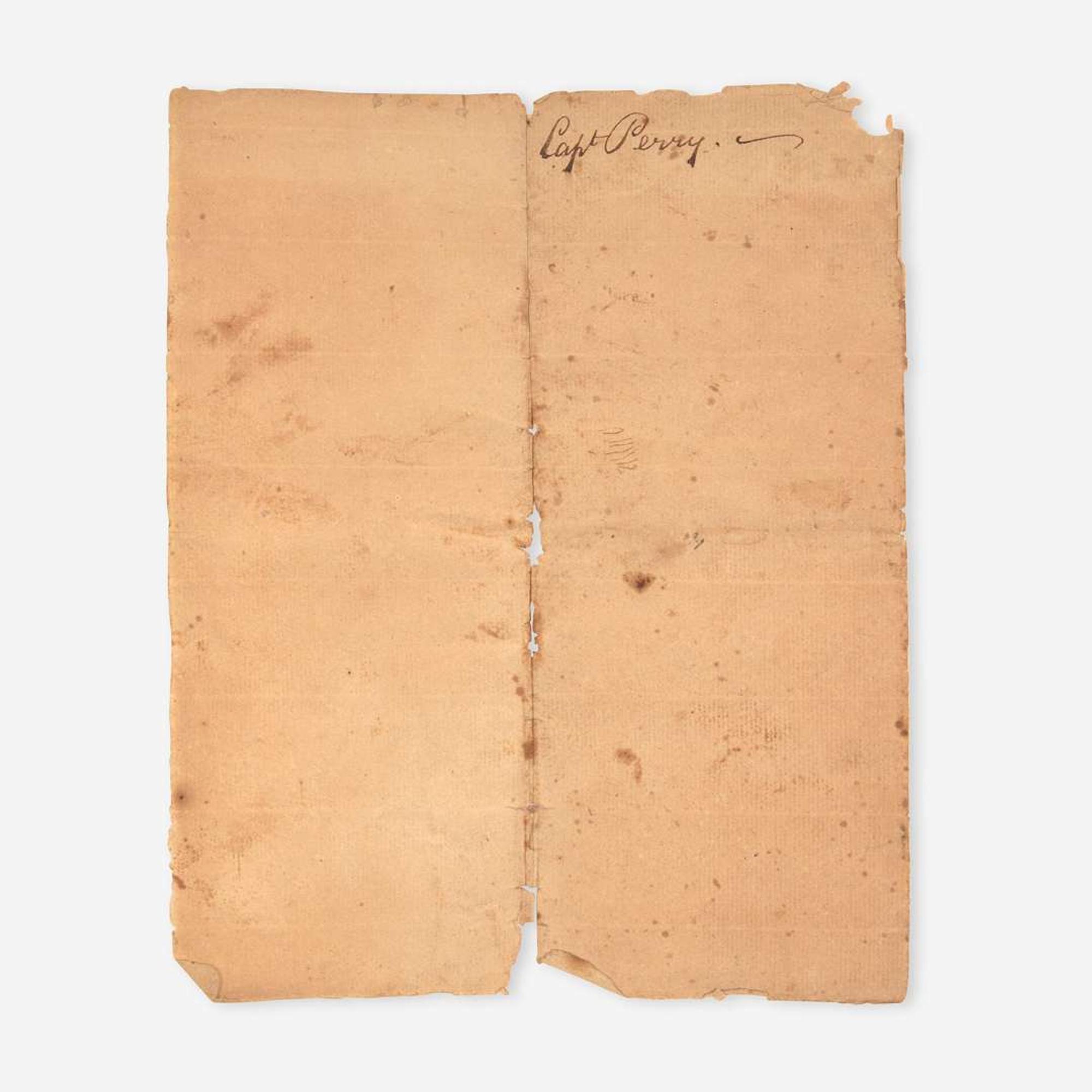 [Americana] Jay, John Signed Military Commission
