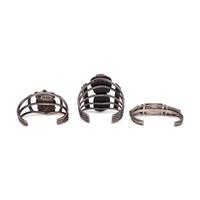 Navajo Silver and Turquoise Cuff Bracelets