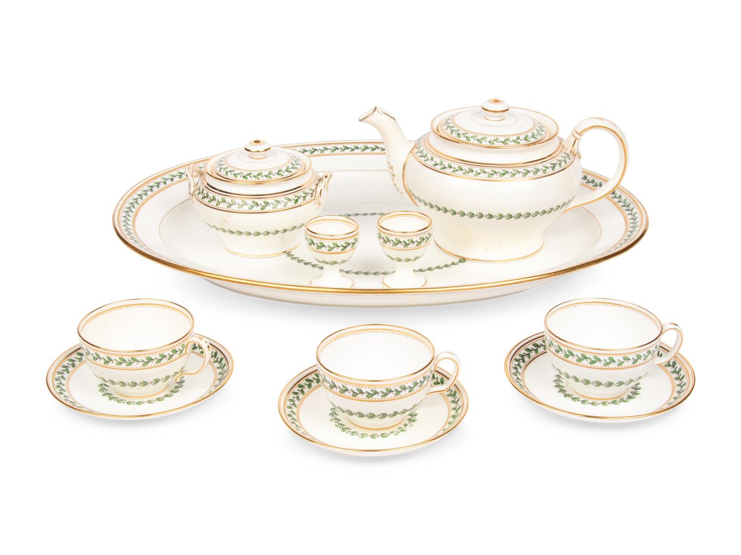 A Mintons Porcelain Dinner Service