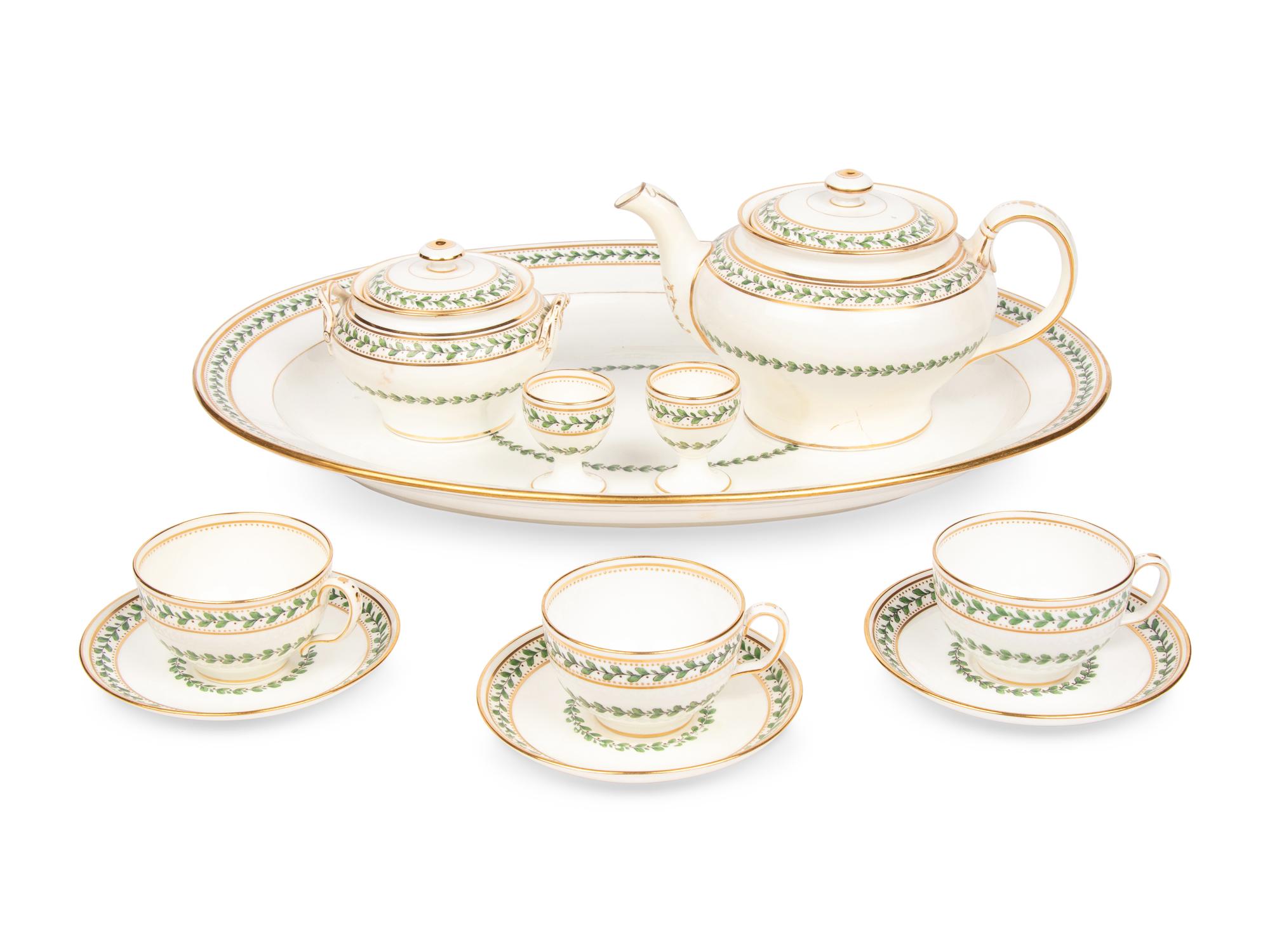 A Mintons Porcelain Dinner Service