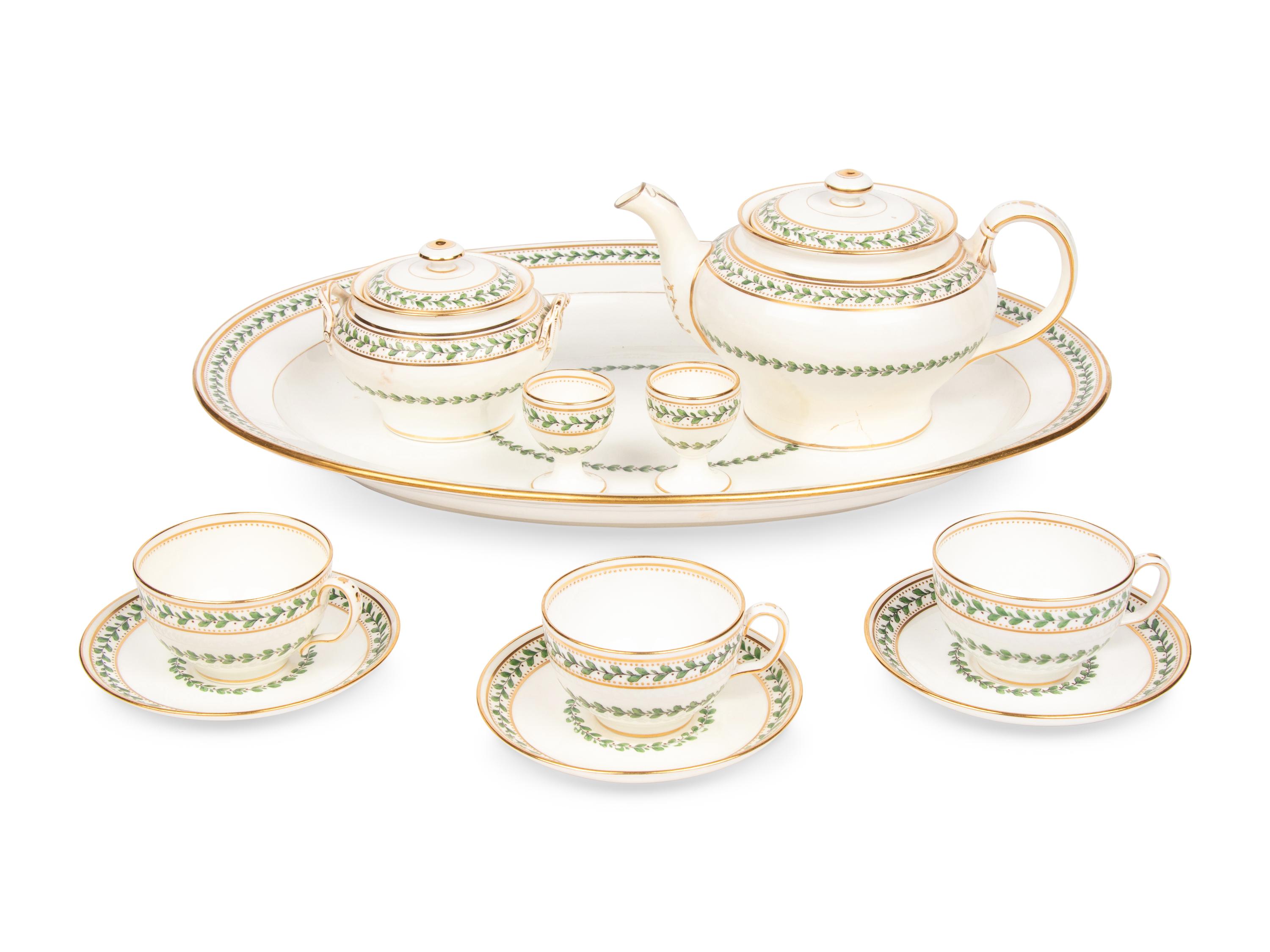 A Mintons Porcelain Dinner Service