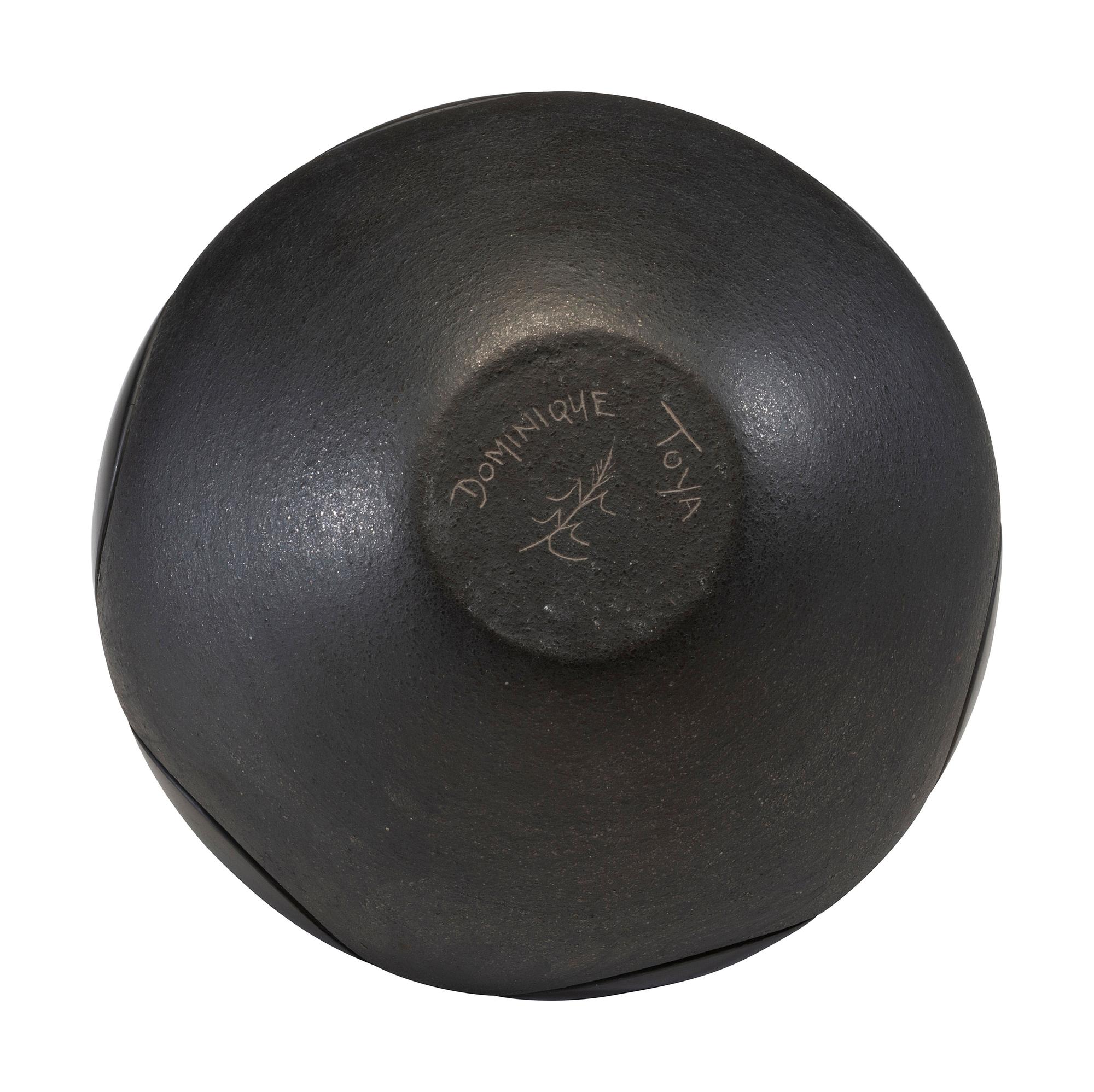 Micaeous Blackware Pottery Jar