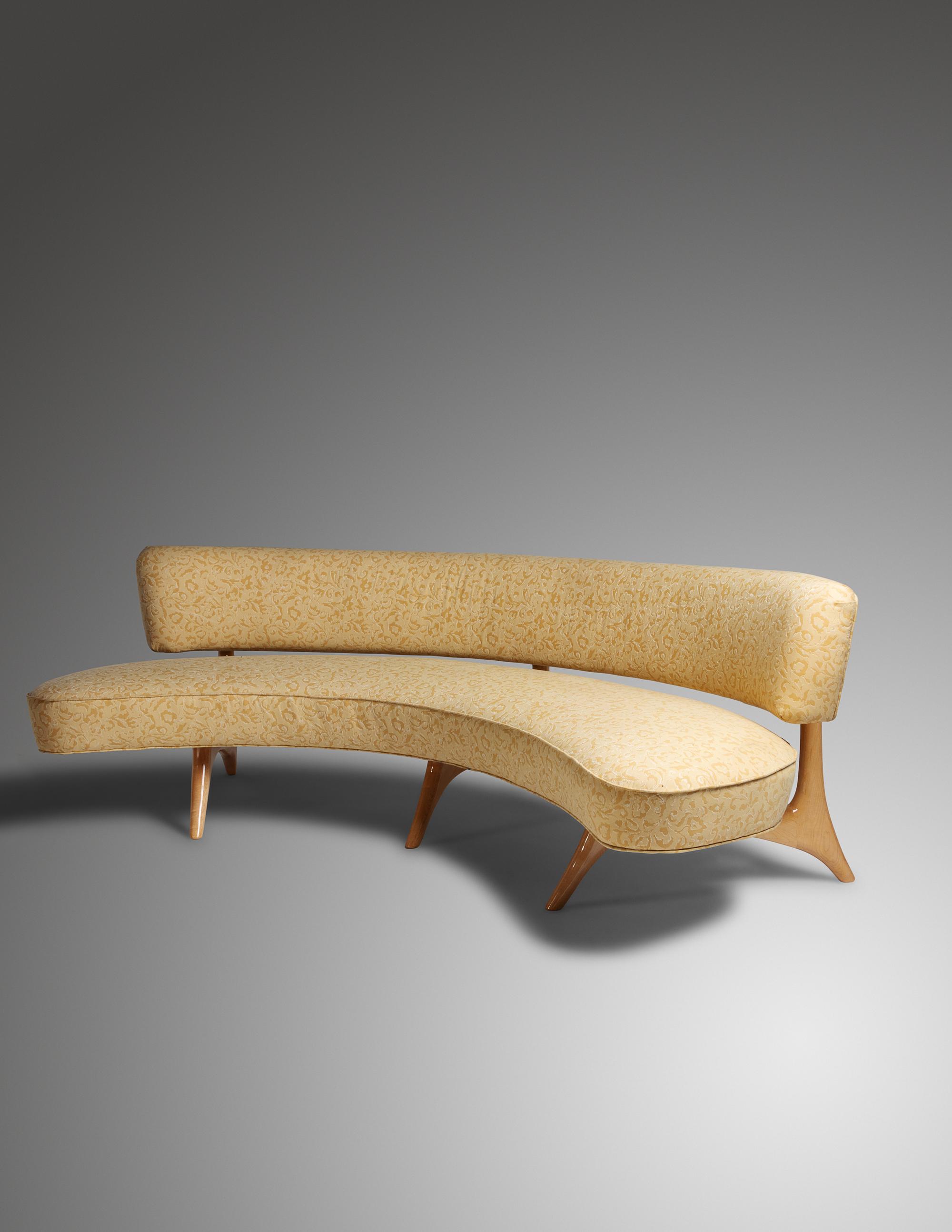 Floating Back Sofa Vladimir Kagan Designs Inc., USA