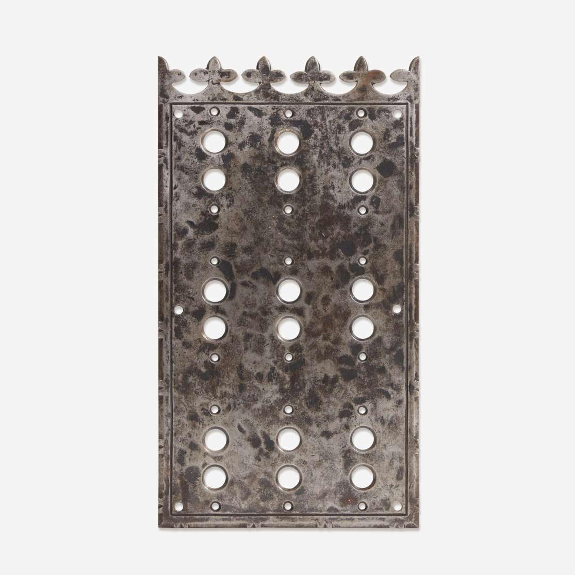 Samuel Yellin (American, b. Ukraine, 1884-1940) Large Iron Switch Plate for an Elevator, Philadelphia, PA, circa 1920s