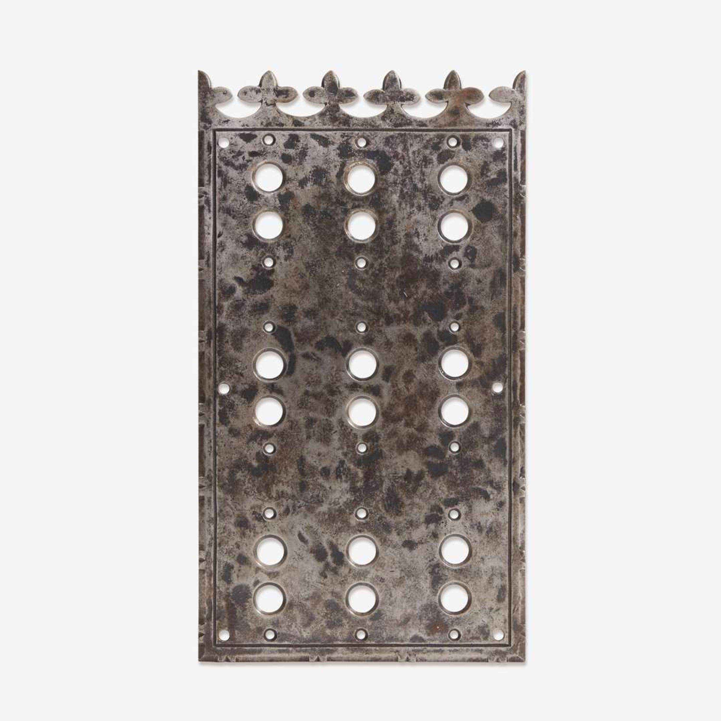 Samuel Yellin (American, b. Ukraine, 1884-1940) Large Iron Switch Plate for an Elevator, Philadelphia, PA, circa 1920s