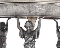 A Sterling Silver Centerpiece Bowl in the Japonesque Taste