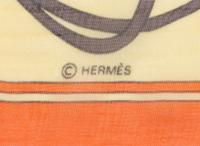 Three Hermès 90cm Silk Chiffon Scarves