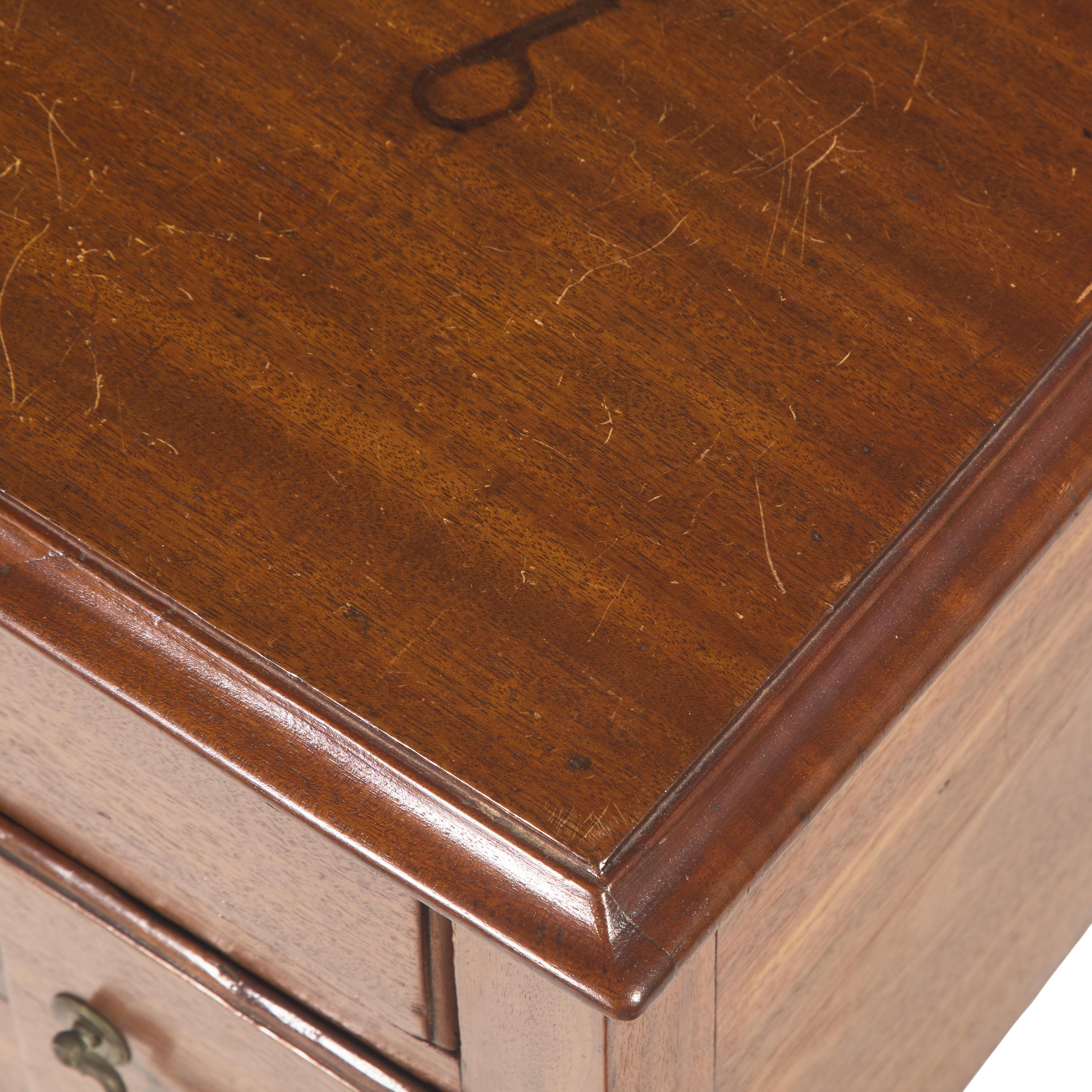 A Chippendale Carved Mahogany Dressing Table