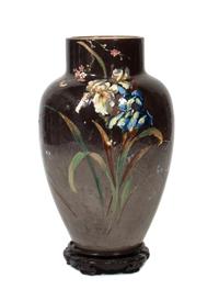 A Haviland Terracotta Vase Height 22 1/2 inches. — POSSIBLY CHARLES VOLKMAR, 1870-1880