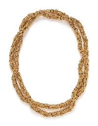 YELLOW GOLD LONGCHAIN NECKLACE