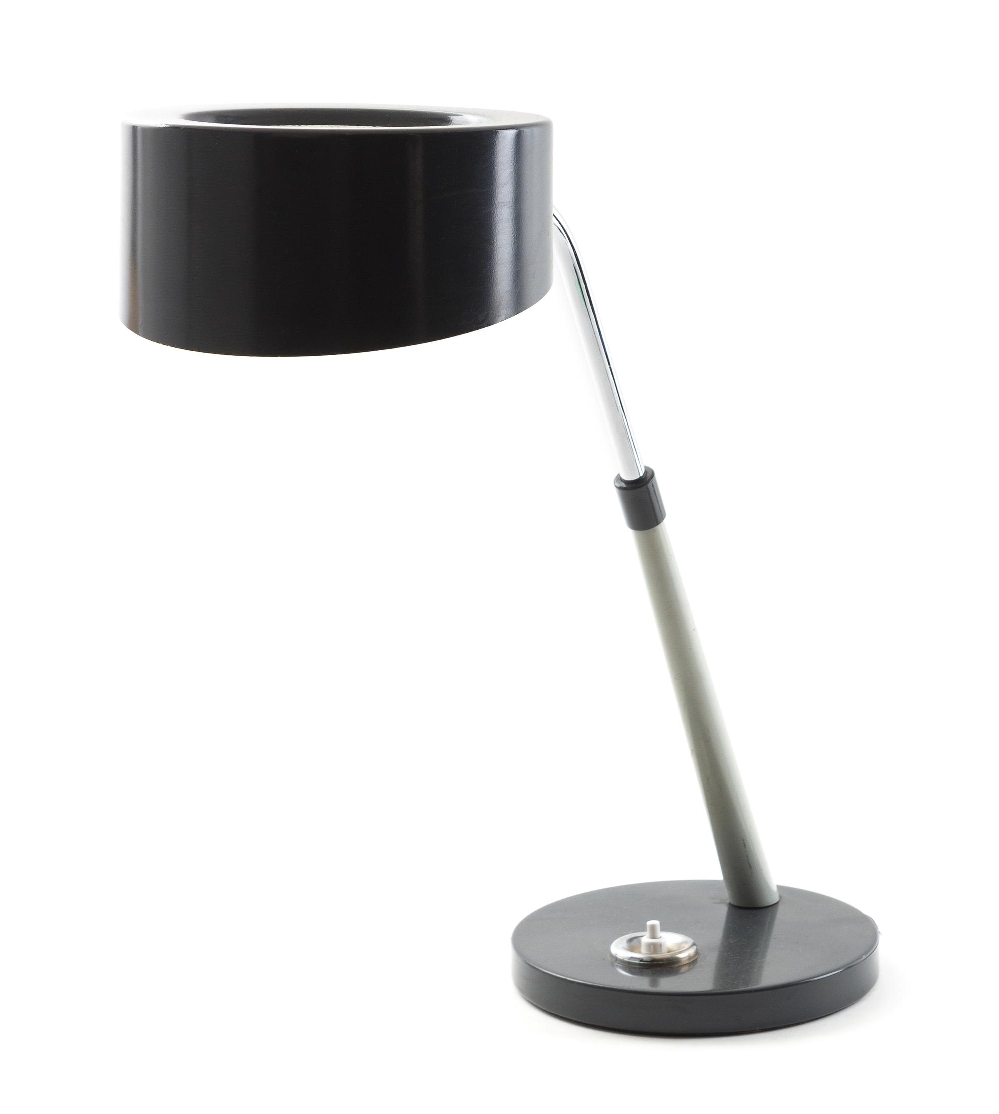 A Charlotte Perriand Enameled Steel Jumo Lamp Height 18 inches. — CIRCA 1950