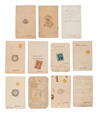 [CIVIL WAR]. 19 CDVs, incl. Civil War officers & designer of the USS Monitor John Ericsson.