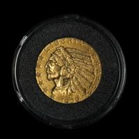 A 1909 Indian Head $5 Gold Coin