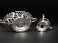 A Three-Handled American Silver Trophy Cup and Basket