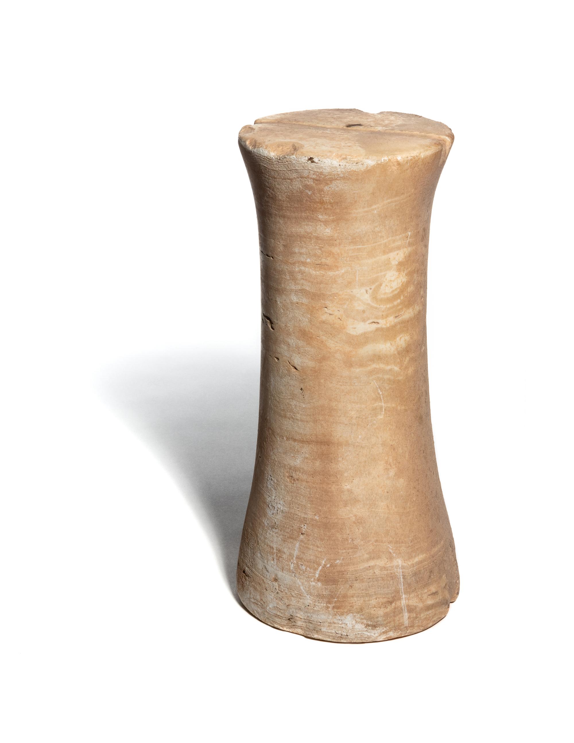 A Bactrian Calcite Columnar Ritual Object