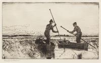 Frank Weston Benson, (American, 1862-1951), Two Gunners, 1930