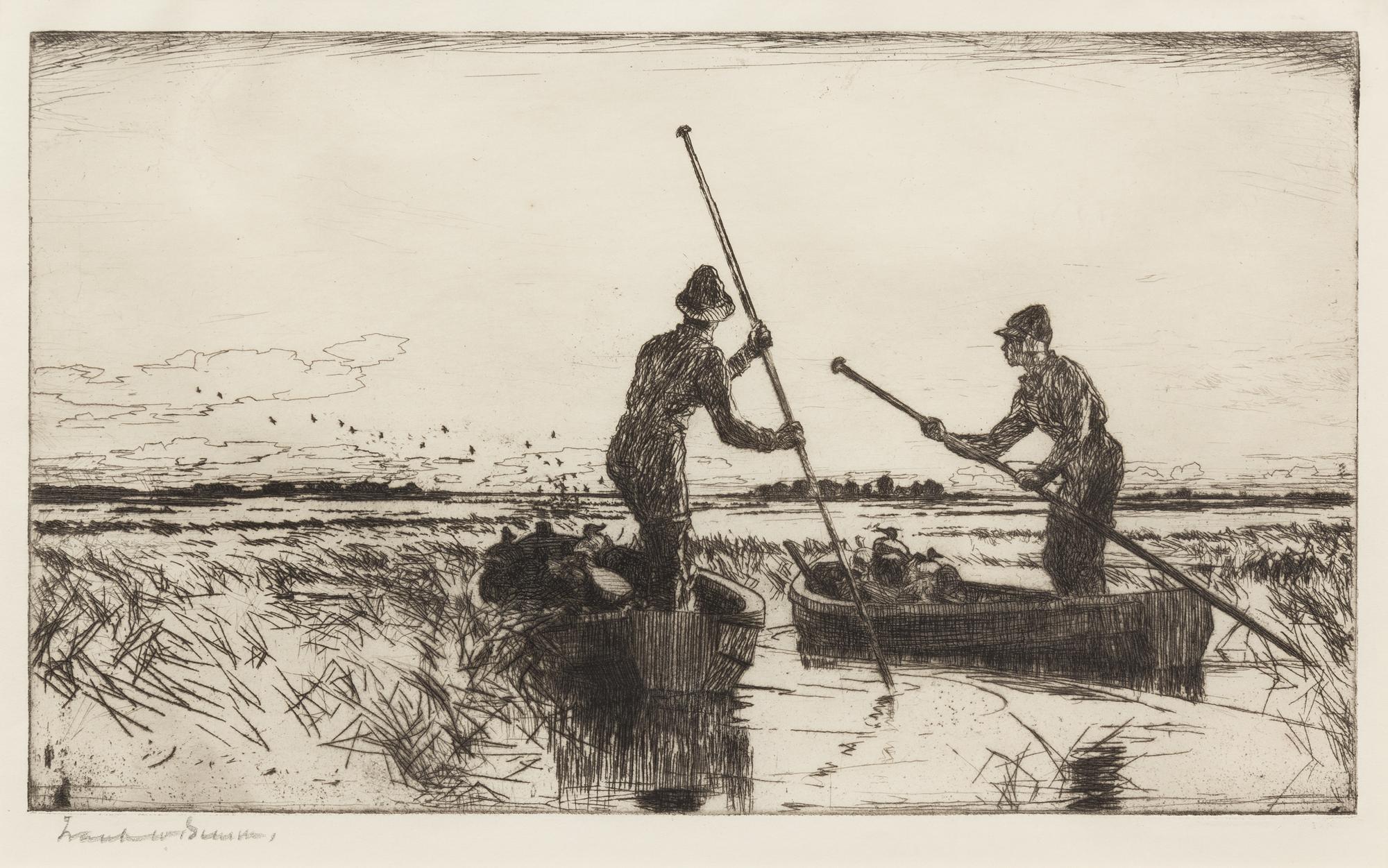 Frank Weston Benson, (American, 1862-1951), Two Gunners, 1930