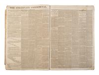 [POLITICS - RECONSTRUCTION]. The Cincinnati Commercial. Speeches of the Campaign of 1866 in the States of Ohio, Indiana, and Kentucky . Cincinnati, OH, 1866.