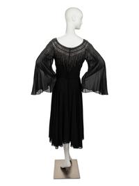 Three Pauline Trigère Items: Two Coats, One Dress, 1980s